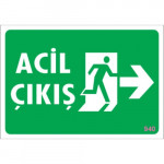 Acil Çıkış Levhaları