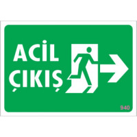 Acil Çıkış Levhaları