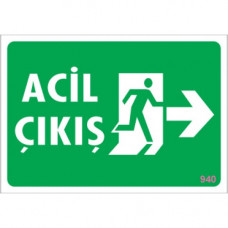 Acil Çıkış Levhaları