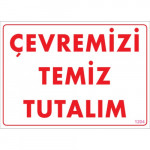 Çevre Temizlik Levhaları